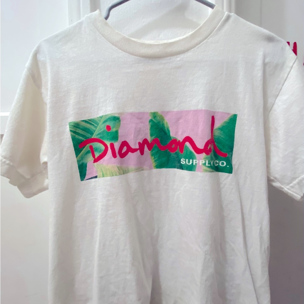 White Diamond Shirt Youth Large